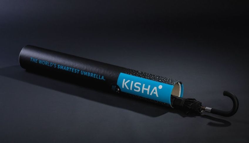 چتر هوشمند کیشا با قابلیت اتصال به تلفن همراه