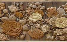 معرق کاری روی چوب