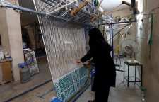 زیلو بافی هنر مردم شهرستان های کاشان و میبد