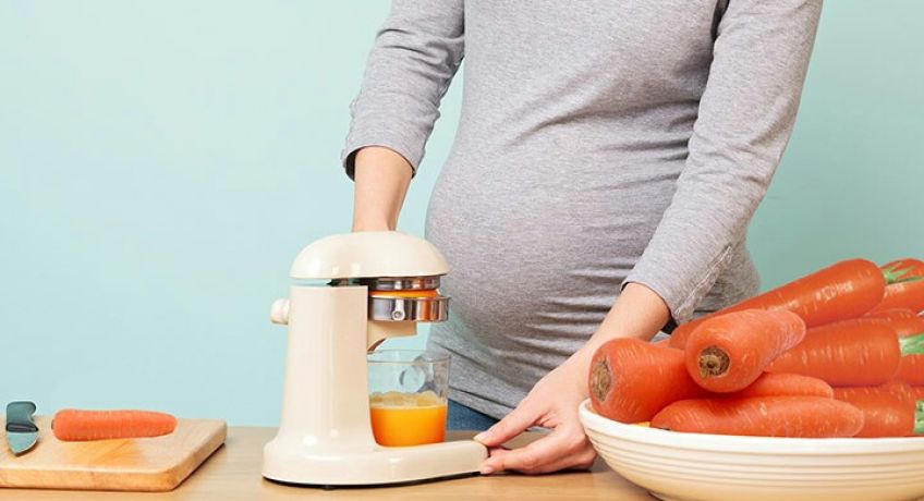 آب هویج را در زمان بارداری میل نمایید