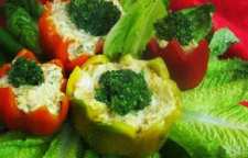 نحوه درست کردن سالاد سبزیجات با فلفل دلمه