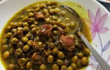 دستور پخت خورش نخود سبز