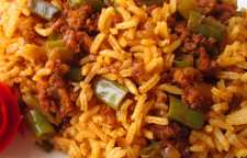 طرز تهیه لوبیا پلو گیاهی