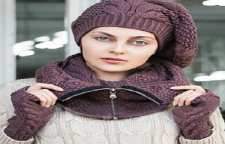 آموزش بافت دست پوش با میل بافتنی