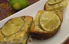 دستور تهیه کیک لیمو با تخم خرفه