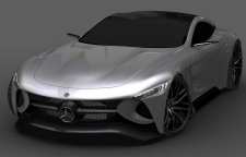 مرسدس بنز مدل کانسپت SLR ویژن را معرفی کرد