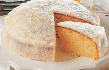 آموزش طبخ کیک نارگیلی با سس نارگیل لیمویی خوشمزه و دلچسب