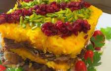 طرز پخت ته چین گوشت