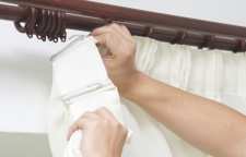 روش صحیح شستن پرده