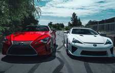 مقایسه دو سوپر اسپرت سامورایی لکسوس کهنه کار LFA و LC500