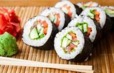 روش پخت سوشی گیاهی