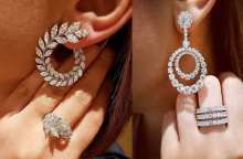 مدل های ست گوشواره و انگشتر جواهر جدید