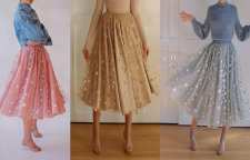 انواع بلوز و پیراهن با دامن میدی