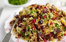 طرز تهیه انار پلو شب یلدا