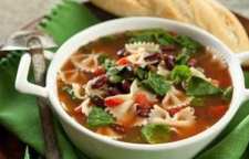 آموزش طبخ سوپ سبزیجات با پاستا