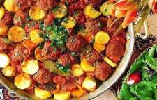 آموزش طبخ خوراک گوشت و سبزیجات غذای رژیمی خوشمزه
