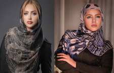 ست کردن رنگ شال با مانتو مشکی