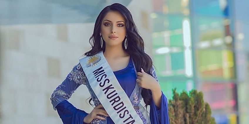 ژالیا سیروان ملکه زیبایی کردستان عراق تهدید به ترور شد