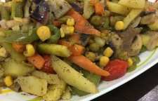 طرز تهیه سالاد سبزیجات پخته