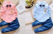 مدل های بانمک پیراهن با شلوارک پسرانه