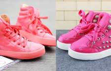 مدل های شیک کفش کتانی دخترانه