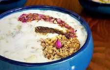 دستور تهیه بورانی کنگر با ماست