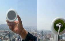 سوکت خورشیدی که به شیشه پنجره متصل می شود