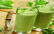 روش درست کردن نوشیدنی اسموتی سبز