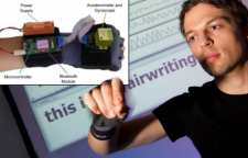 با دستکش تایپ air writer روی هوا تایپ کنید