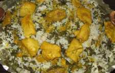 دستور پخت پلو برگ مو