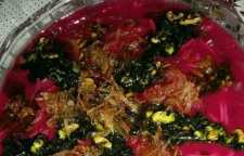 آموزش طبخ آشِ قره قروت آشی سرخ و بی همتا منحصر به شهر آشتیان