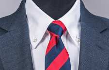 آموزش بستن کراوات مدل پرت یا شلبی به صورت تصویری