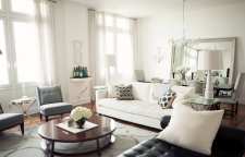 بزرگ تر نشان دادن اتاق نشیمن و پذیرایی کوچک