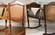 مدل های زیبا گهواره چوبی کودک