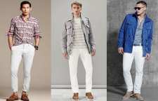 چگونه شلوار سفید مردانه بپوشیم