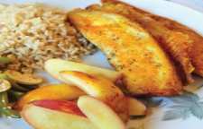 روش درست کردن غذای دریایی ماهی با حمص