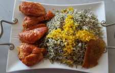 طرز طبخ شوید پلو با مرغ