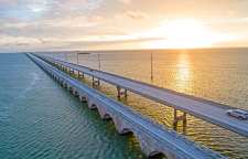 جاده اسکای لاین فلوریدا کیز بزرگراهی روی دریا  و بهشت بزرگراه ها