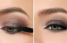 آموزش تصویری آرایش چشم دخترانه دودی رنگ