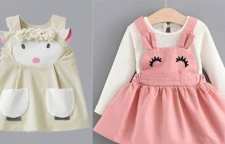 مدل سارافون های بهاری دخترانه یک تا سه سال