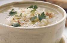 آموزش تهیه سوپ سیب زمینی و جو پرک