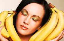 از بین بردن چین و چروک صورت با ماسک موز