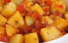 طرز طبخ خوراک سیب زمینی و انار