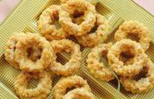 آموزش تهیه شیرینی حلقه های نارگیلی خوشمزه و با طعمی عالی