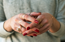 انگشترهای جواهر زیبا با طرح های خاص و مدرن