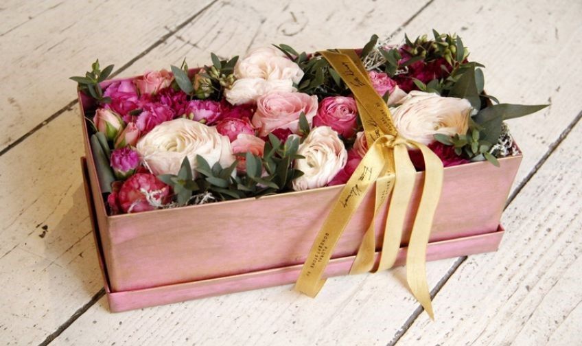 گل های جعبه ای و پاکتی زیبا مناسب برای هدیه دادن