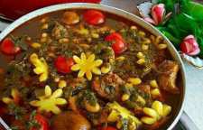 طرز طبخ خورش تره کردستان