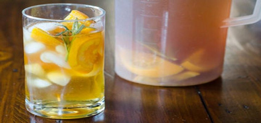روش درست کردن چای رزماری و پرتقال