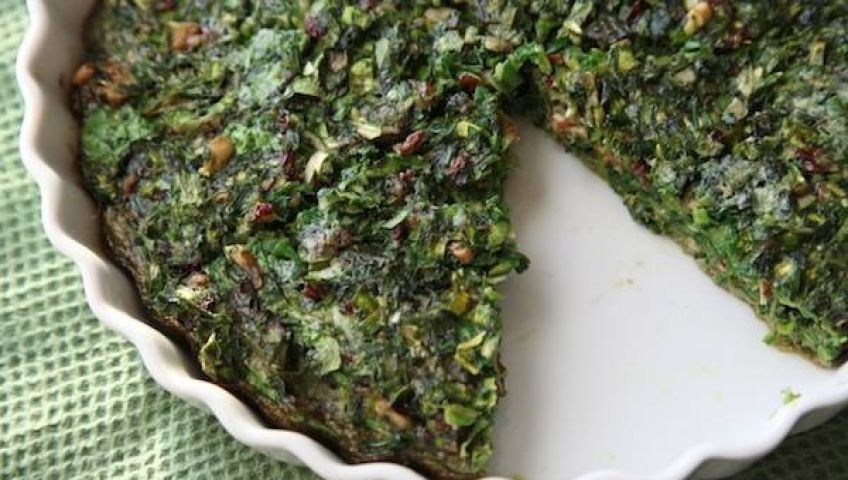 طرز پخت کوکو سبزی در فر غذایی رژیمی خوشمزه و با طعمی عالی