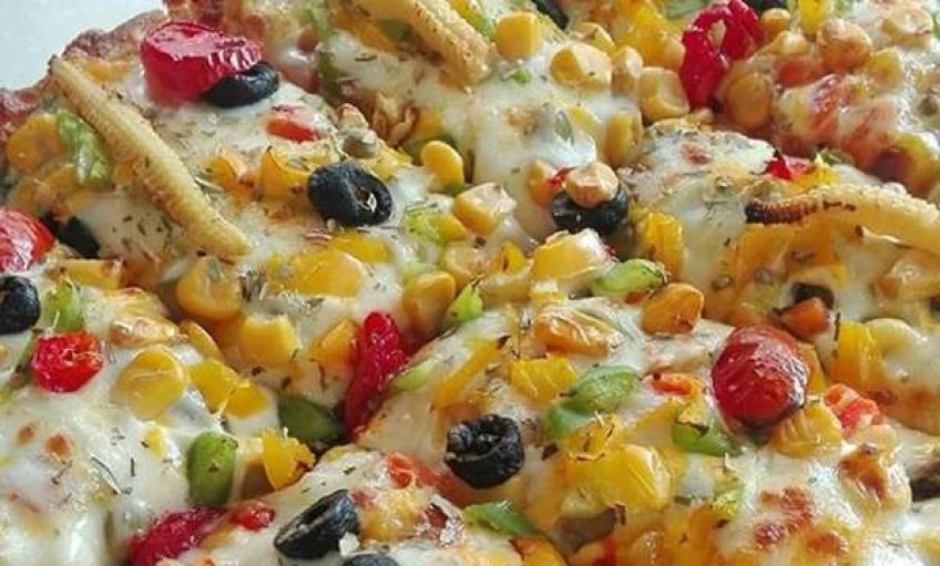آموزش تهیه پیتزای سبزیجات ترش مزه با کدو با طعمی عالی